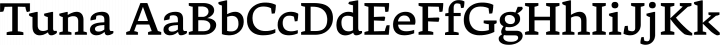 Tuna font family by Ligature Inc