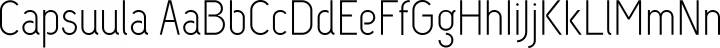 Capsuula font family by Henrich Fichna